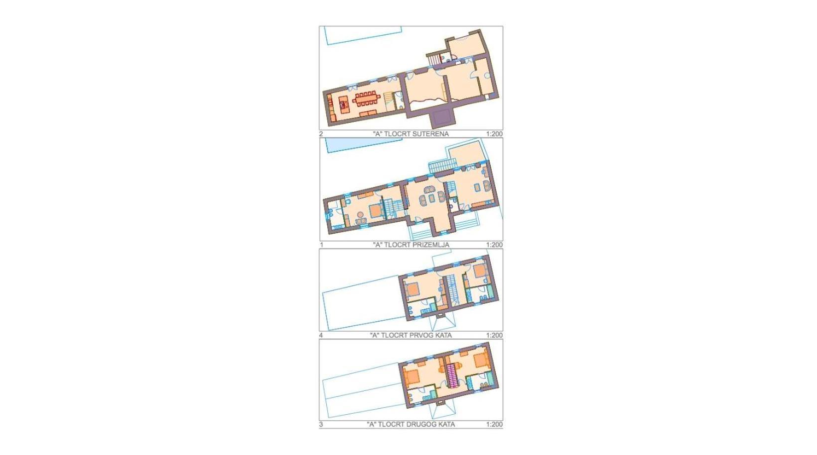 Villa Poropati, Groznjan, Istria - Luxury Countryside Estate For Up To 19 Persons - Large Pool Of 80M2 With Kids Section Kültér fotó